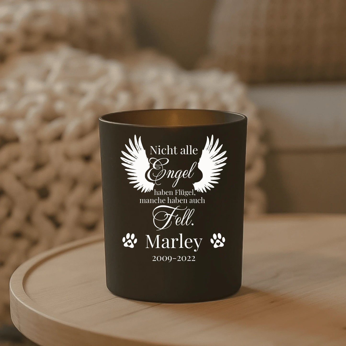 Tealight Holder SHOP graviert 1