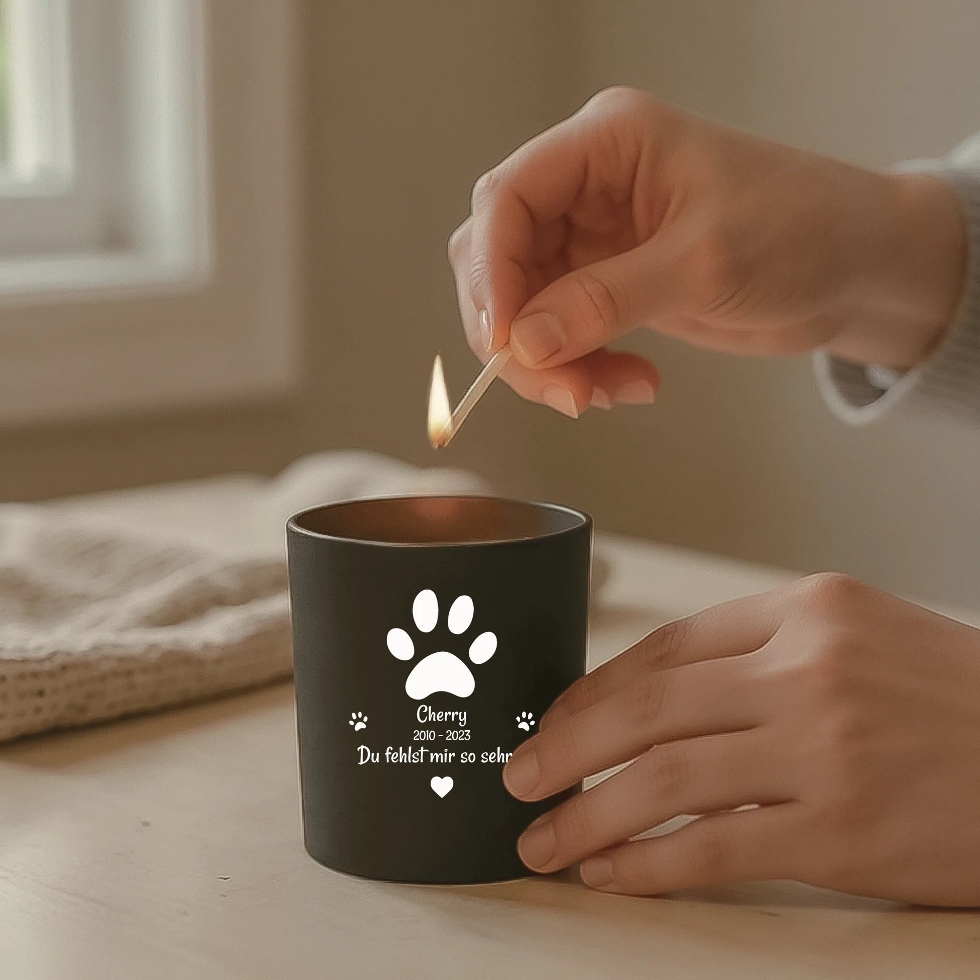Tealight Holder SHOP graviert 3