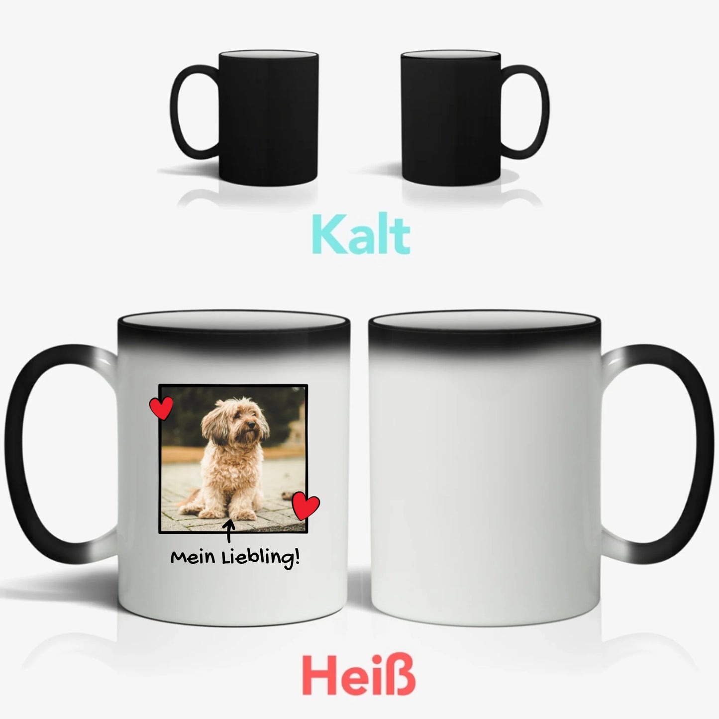 Personalisierte Tasse mit Hund oder Katze - In liebevoller Erinnerung