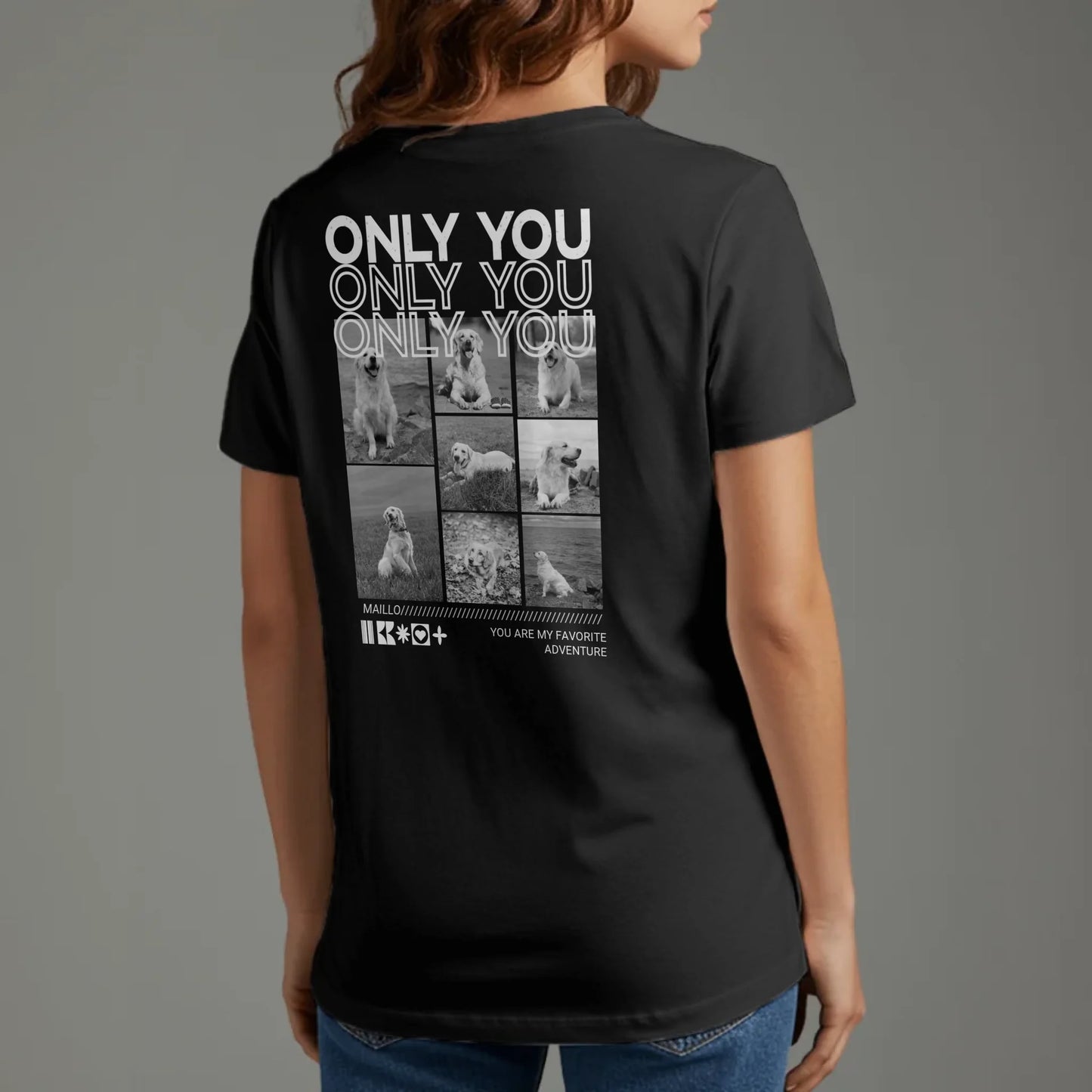 Personalisiertes T-Shirt mit Hund oder Katze - In liebevoller Erinnerung