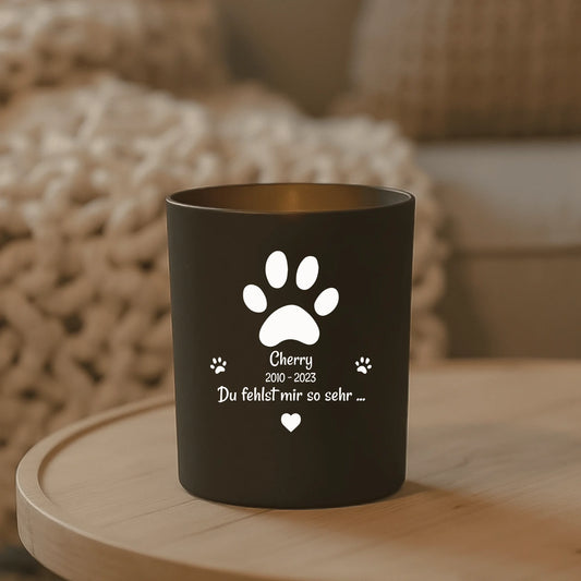 Tealight Holder SHOP graviert 1